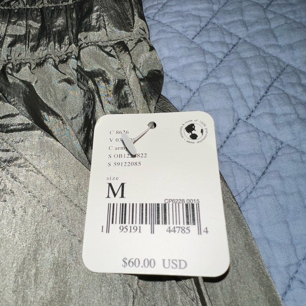 Free People Movement The Way Home Army Green Jogger Pants Sz M - Picture 3 of 8
